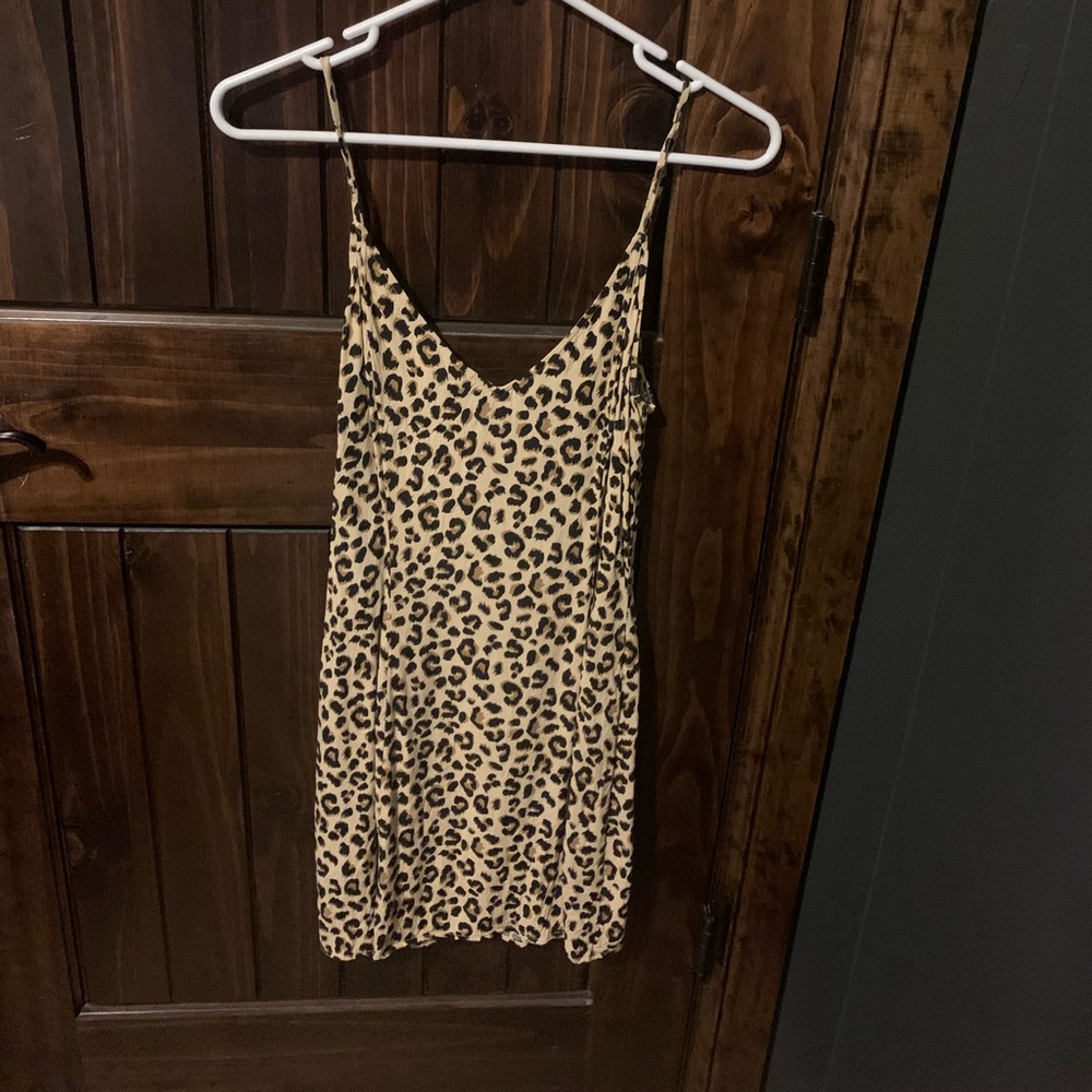 Leopard shift dress
